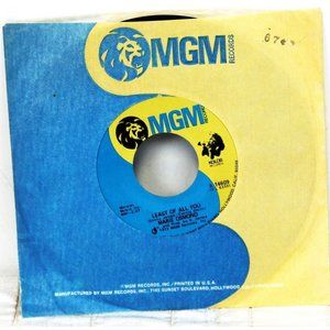 VTG 1973 Marie Osmond Paper Roses/Least of All You MGM Records Vinyl Single LP
